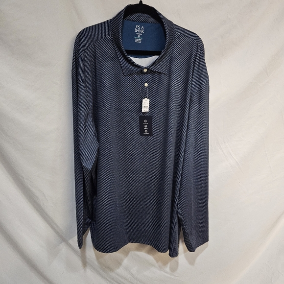 Jos. A. Bank Other - Jos.A.Bank Traveler Collection Tailored Fit Diagonal Dot Long Sleeve Polo- 4X
